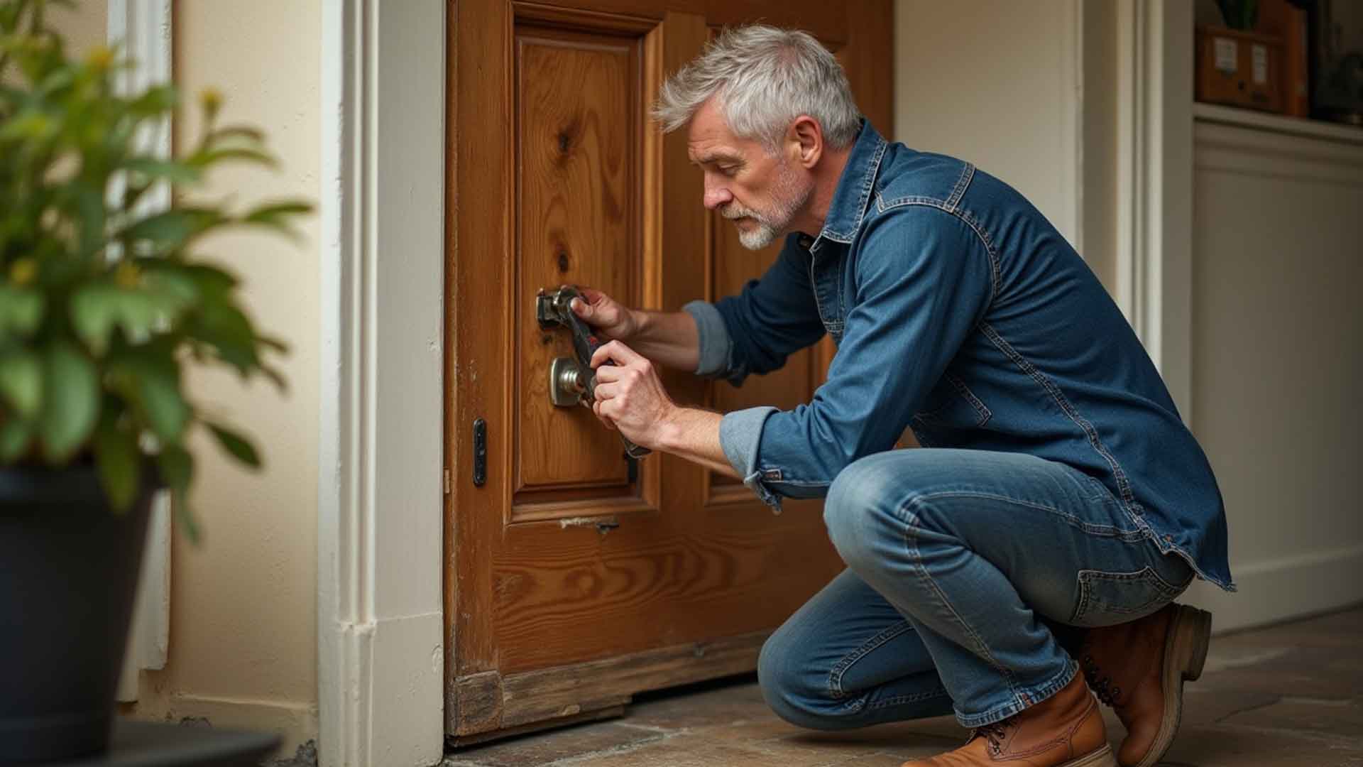Internal door repair Service Before and After images Internal door repair Service Before and After images