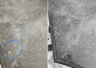 Before and After - worktop repair
