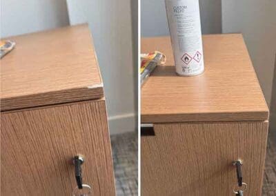 Before and After - Worktop Repair